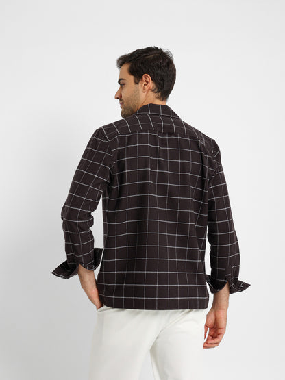 Checked Shirt Jacket