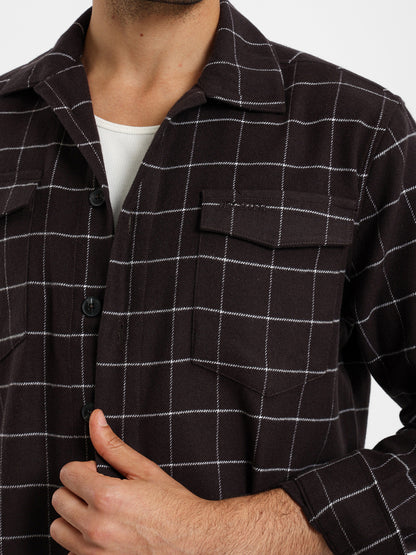 Checked Shirt Jacket
