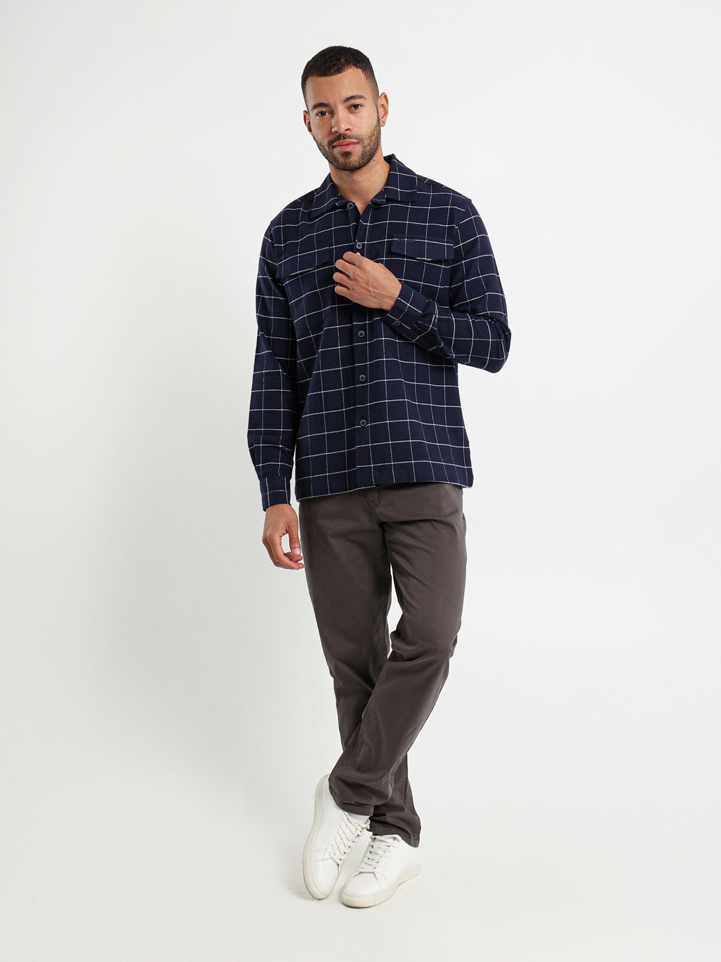 Checked Shirt Jacket