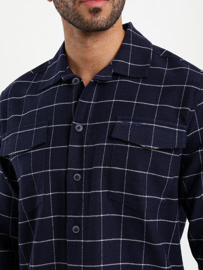 Checked Shirt Jacket