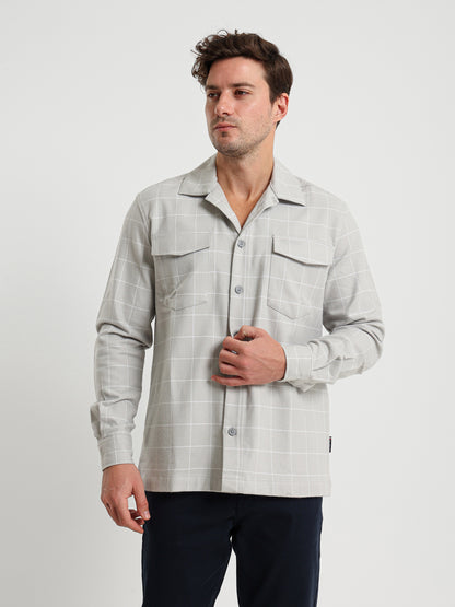 Checked Shirt Jacket