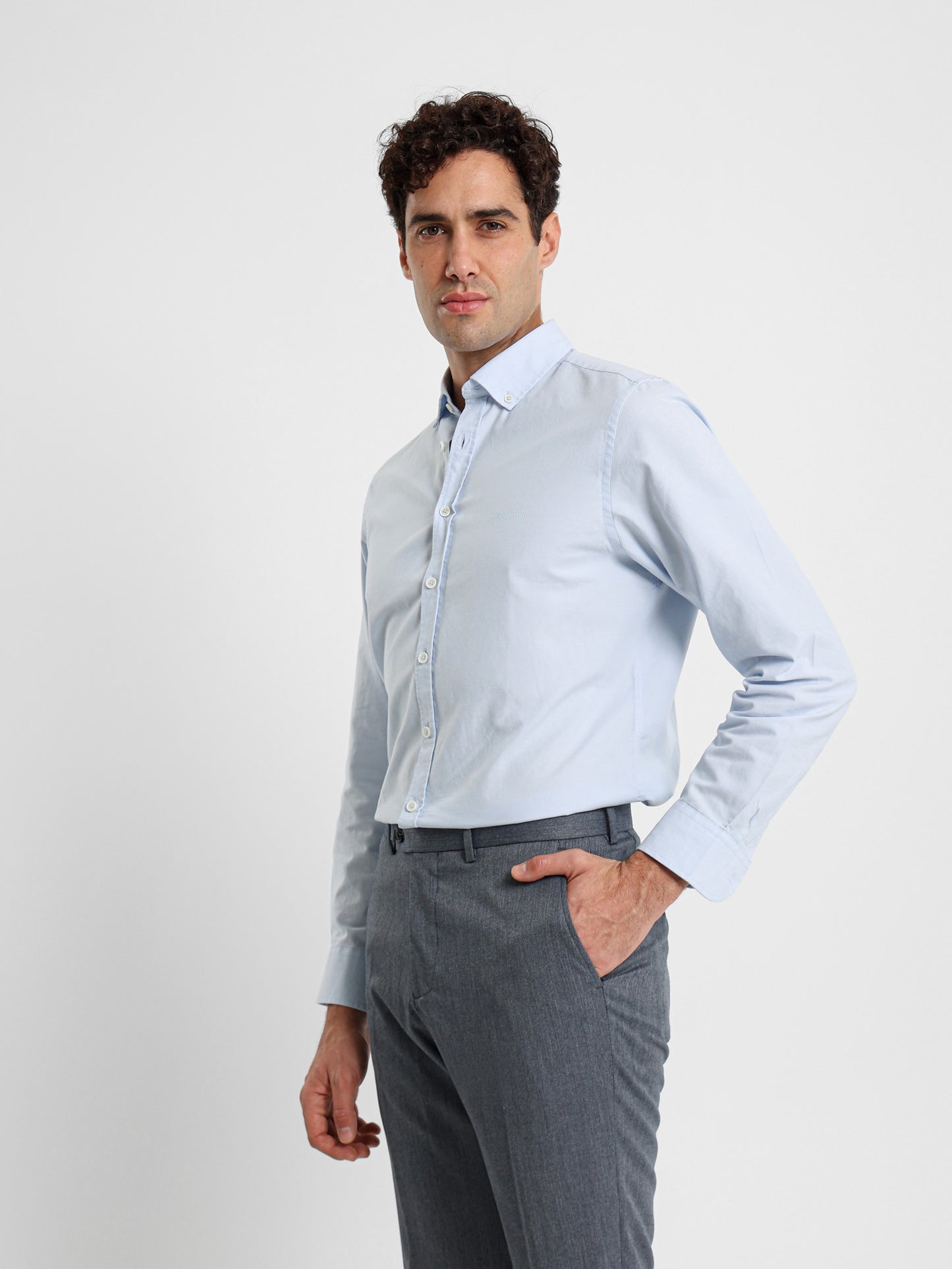 Oxford Two-Tones Button Shirt