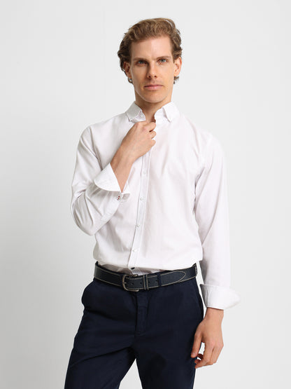 Oxford Solid Long Sleeves Shirt