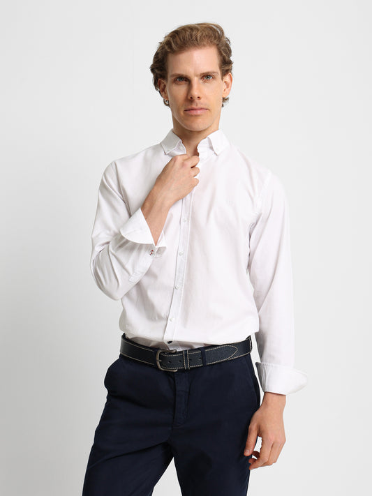 Oxford Solid Long Sleeves Shirt