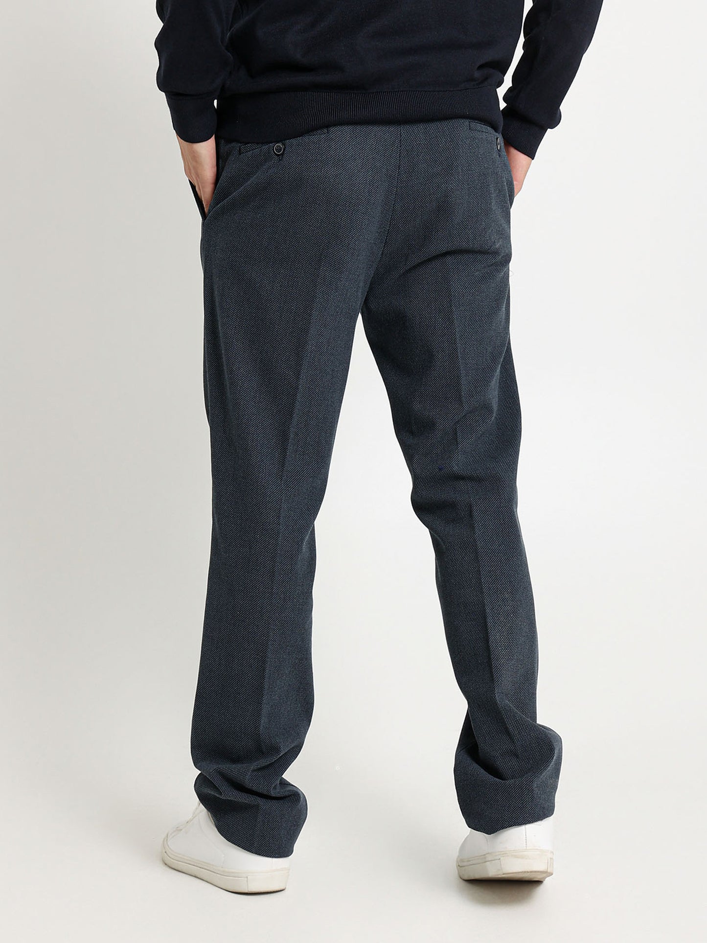 Semi Dressed Solid Chino Pants