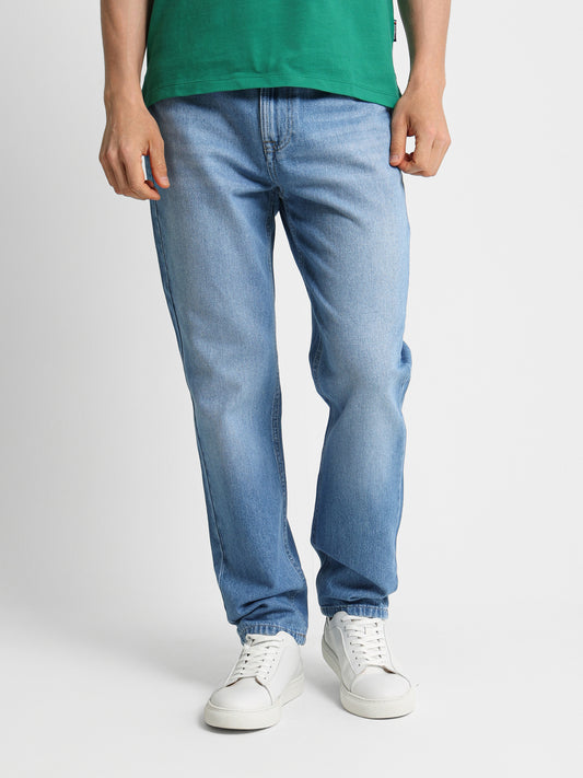 Washed Denim Jeans