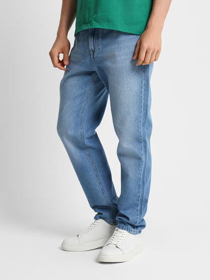 Washed Denim Jeans