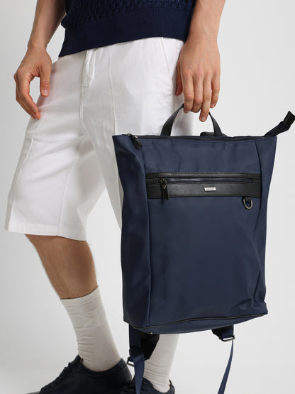 Grainy Texture Waterproof Backpack Bag