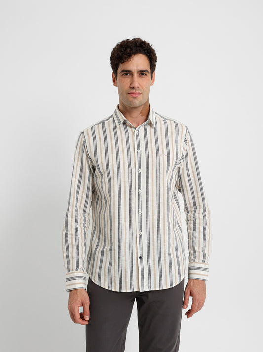 Long Sleeve Shirt with Kent Collar