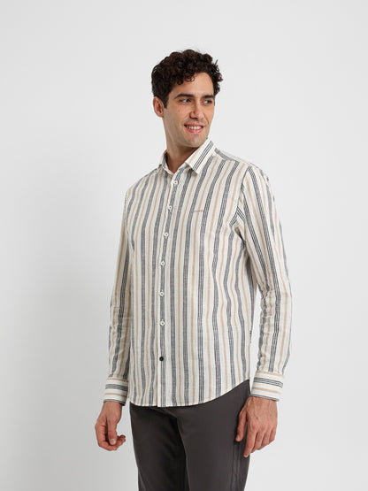 Long Sleeve Shirt with Kent Collar