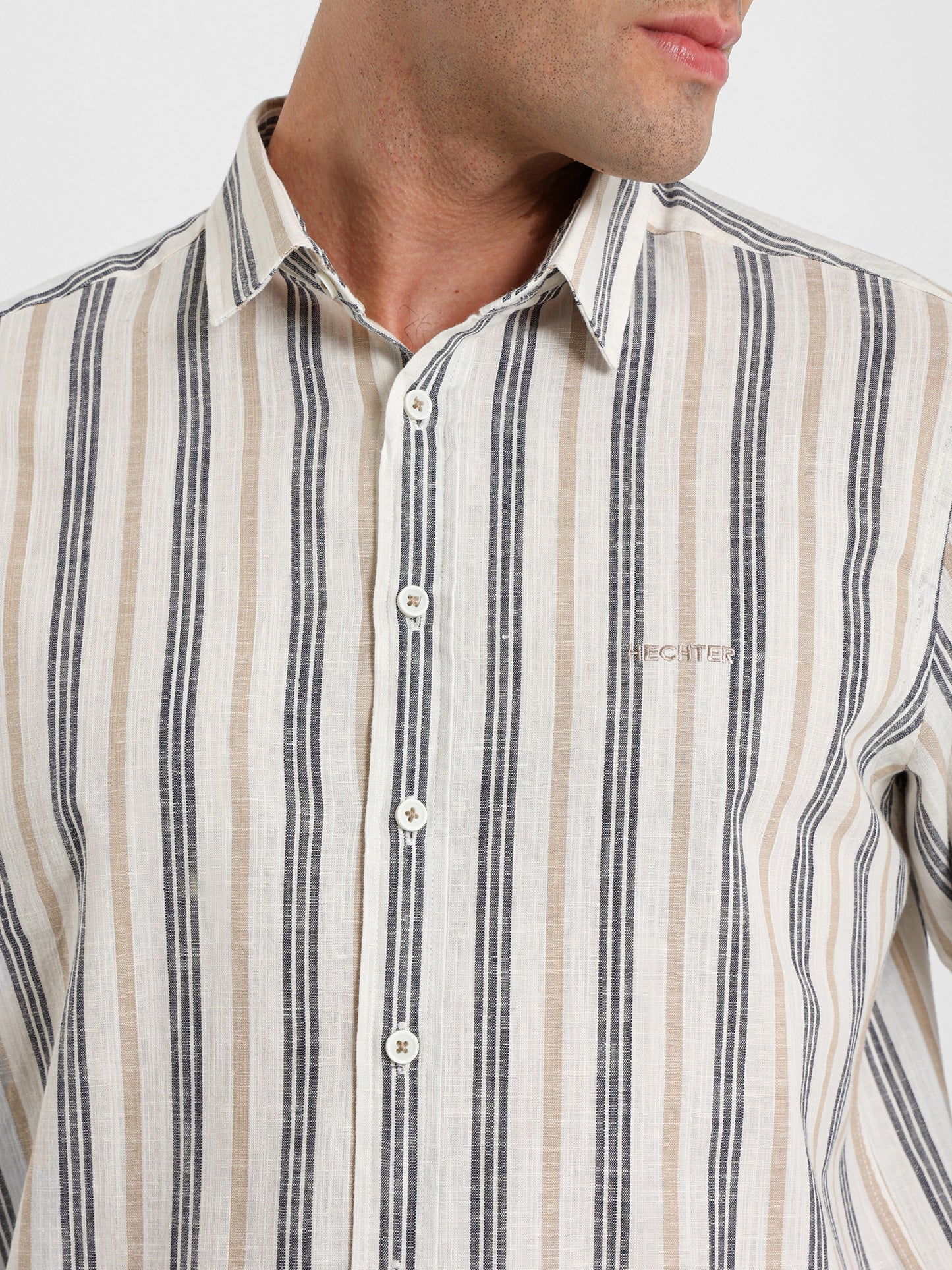 Long Sleeve Shirt with Kent Collar