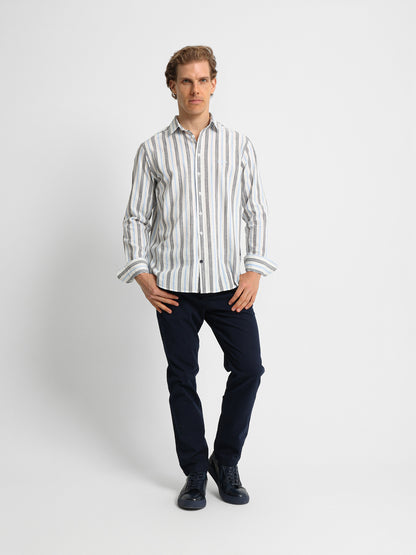 Long Sleeve Shirt with Kent Collar