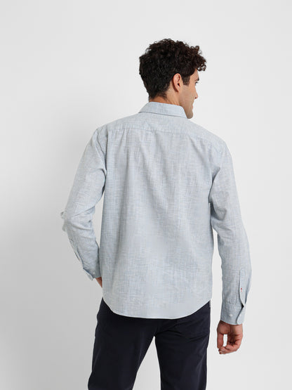 Kent Collar Textured Shirt