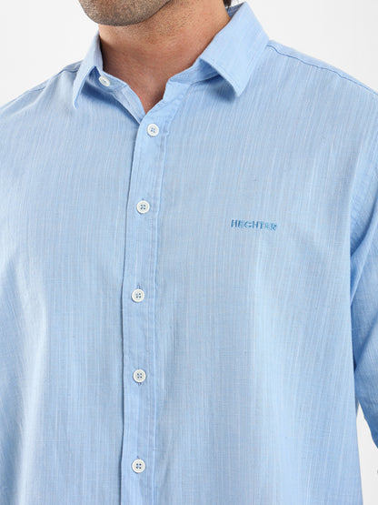 Striped Shirt with Kent Collar