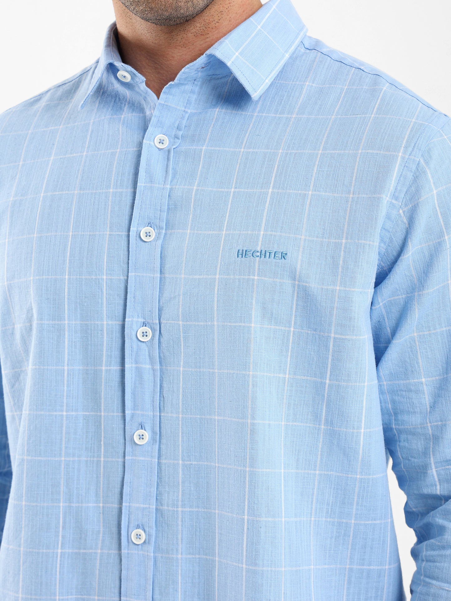 Long Sleeves Checkered Shirt