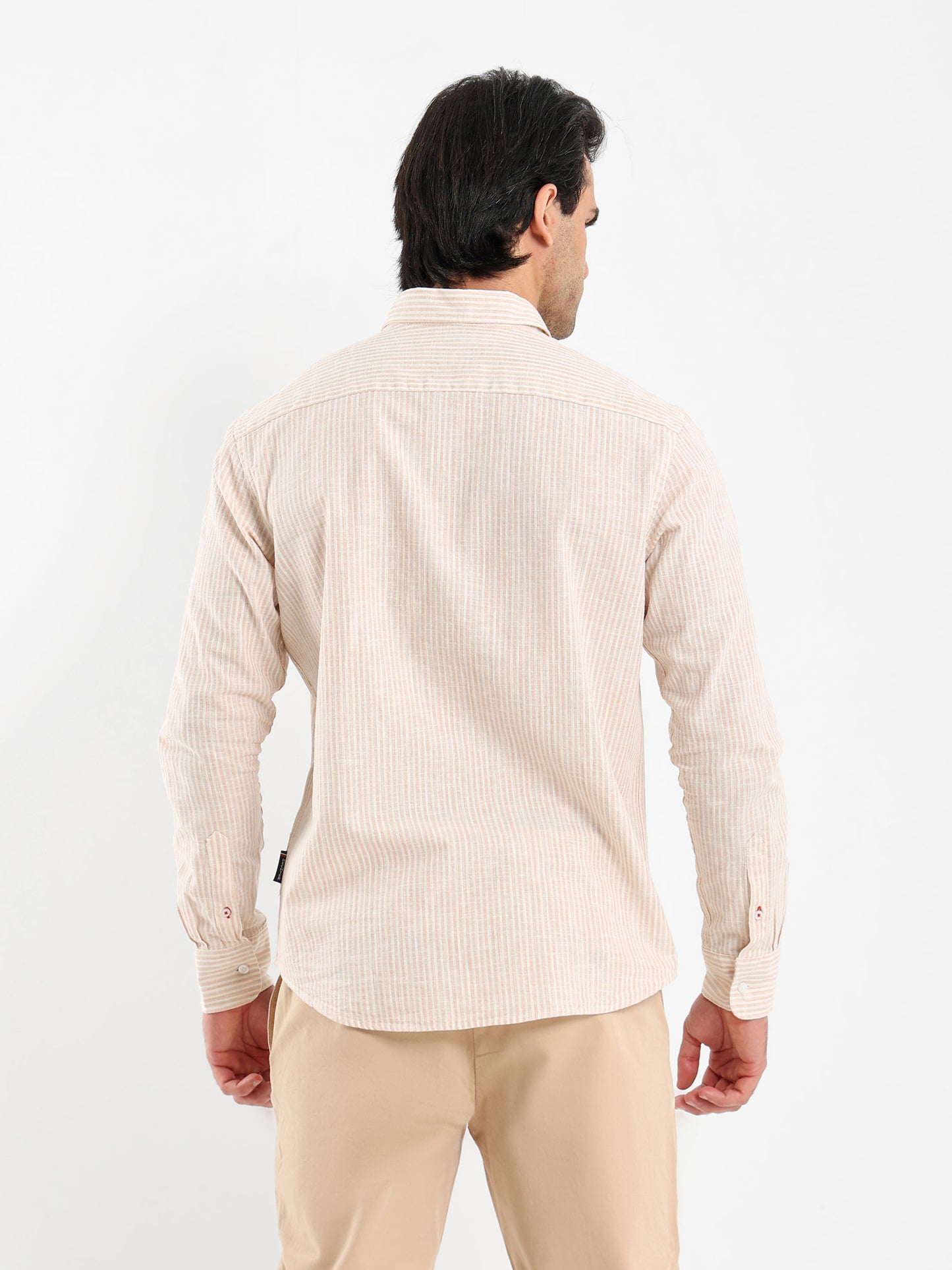 Striped Shirt with Kent Collar