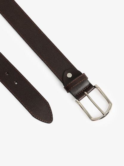 Stitched Leather Belt Casual