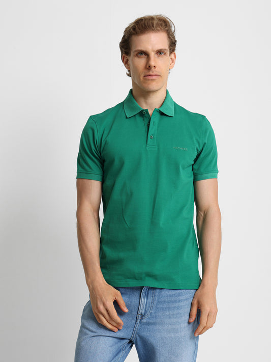 Basic Pique Polo Shirt