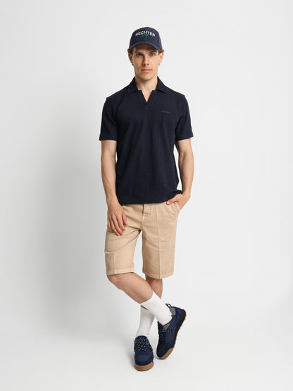 Textured Polo Shirt