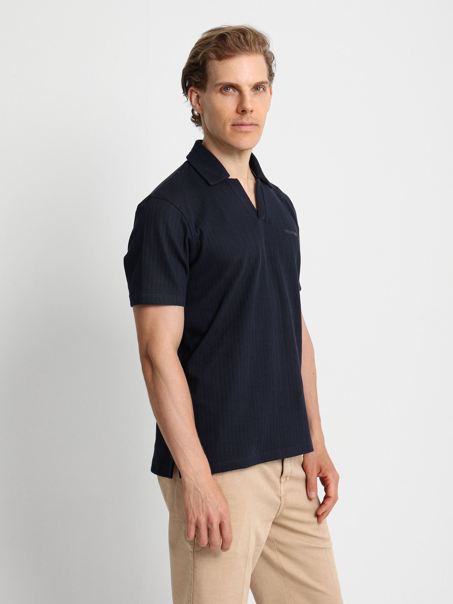 Textured Polo Shirt