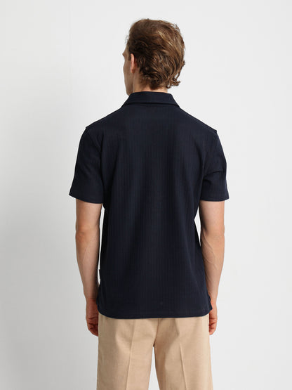 Textured Polo Shirt