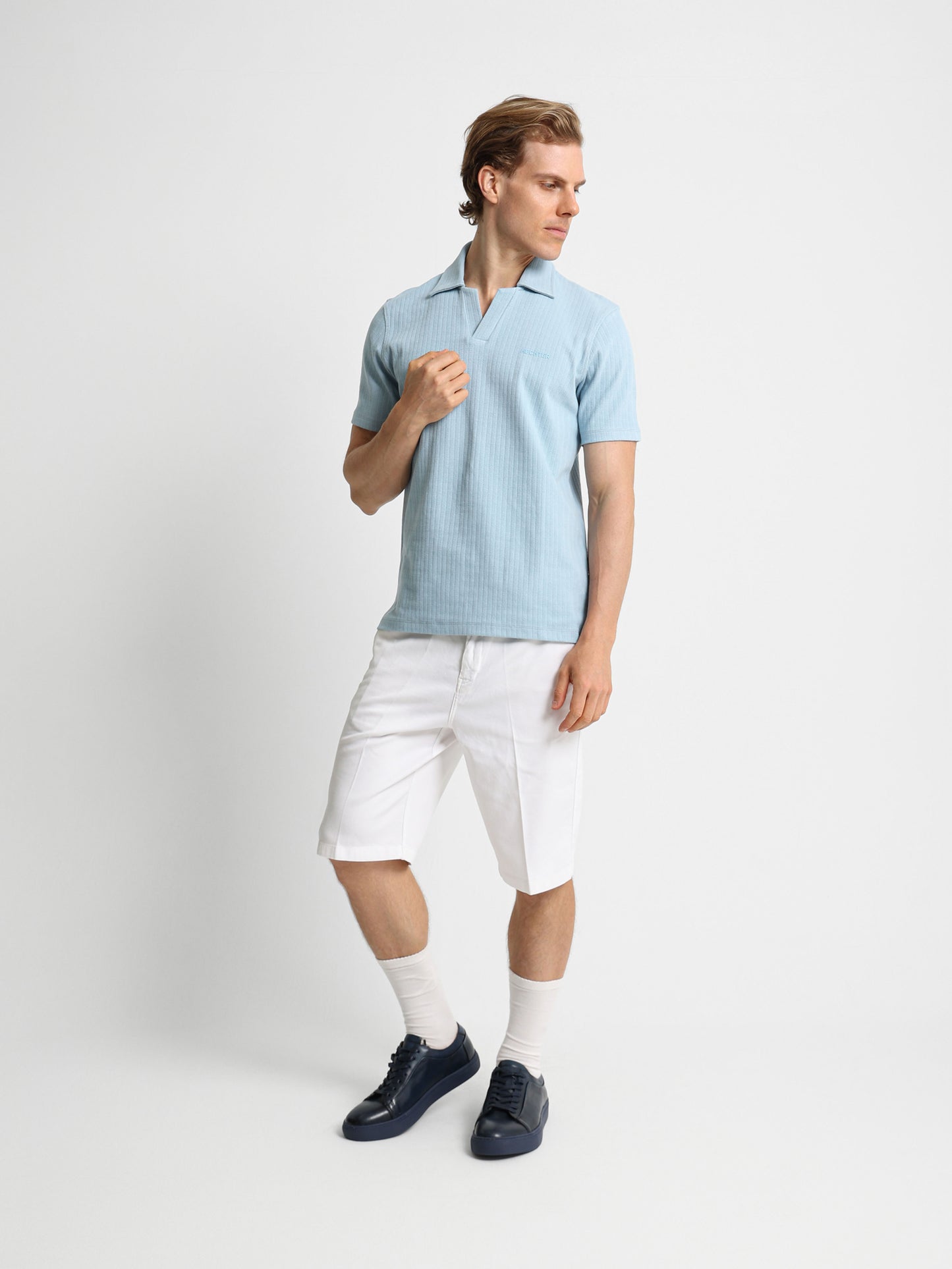 Textured Polo Shirt