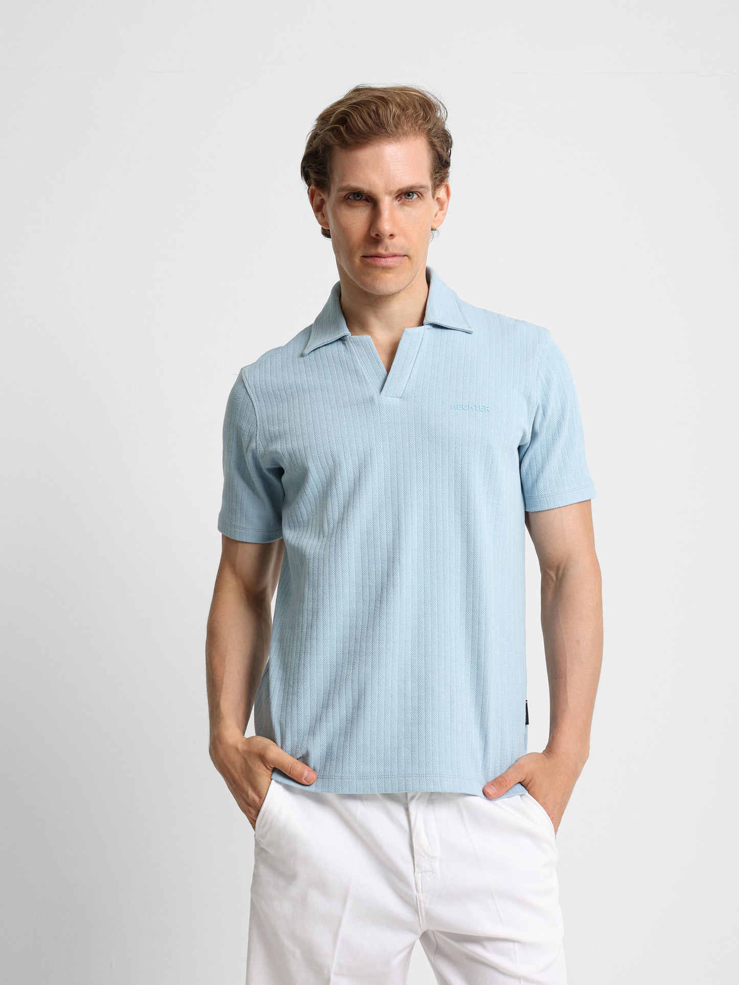 Textured Polo Shirt
