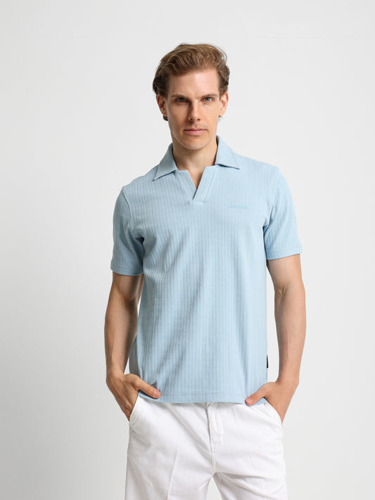 Textured Polo Shirt