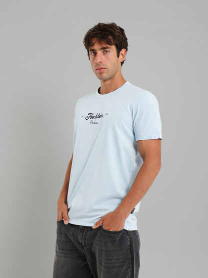 Round Neck Half Sleeves Solid Casual T-Shirt