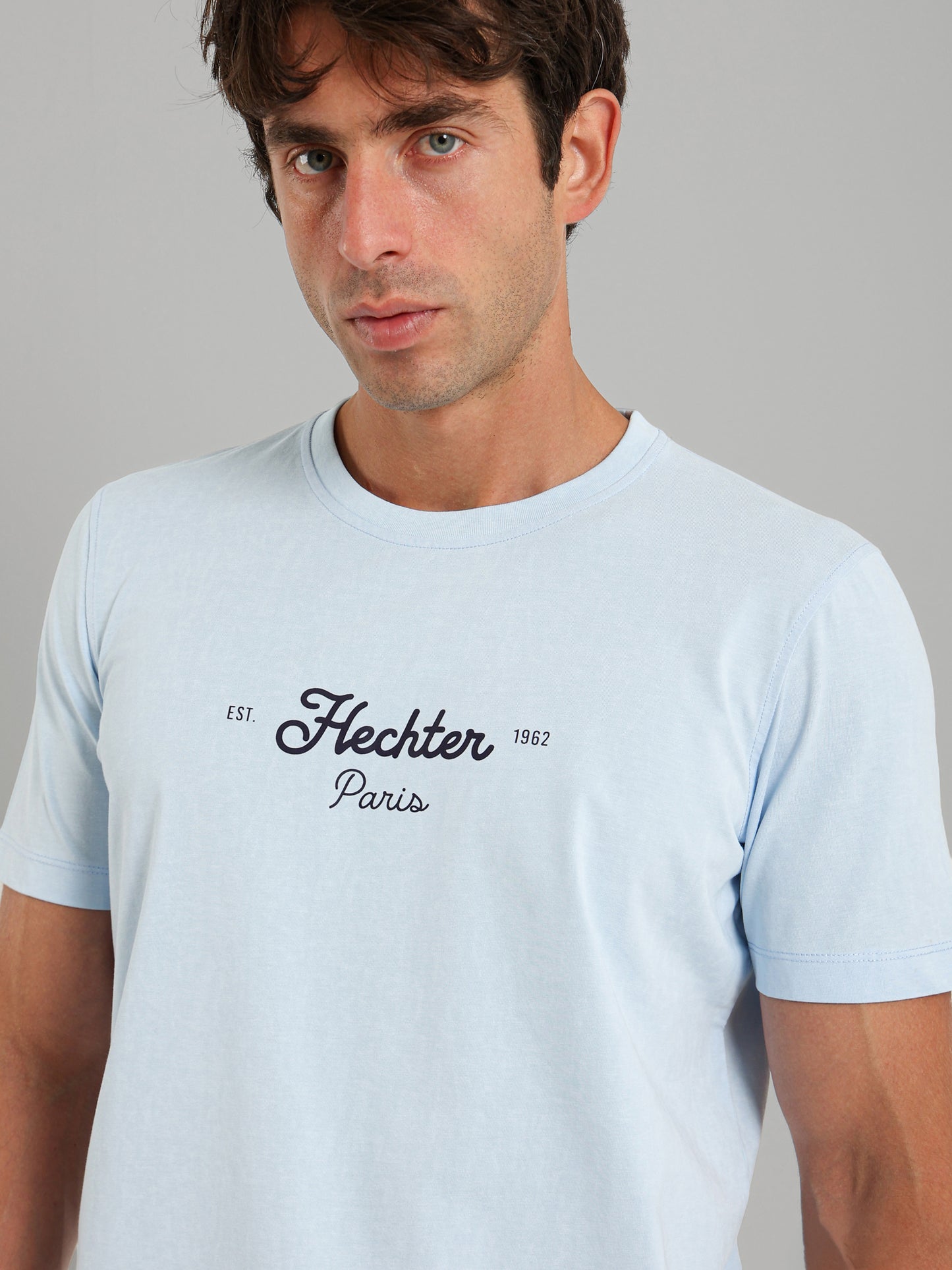 Round Neck Half Sleeves Solid Casual T-Shirt