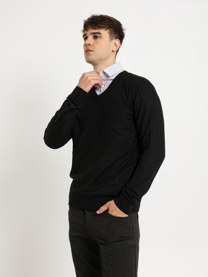 Basic V-Neck Pullover