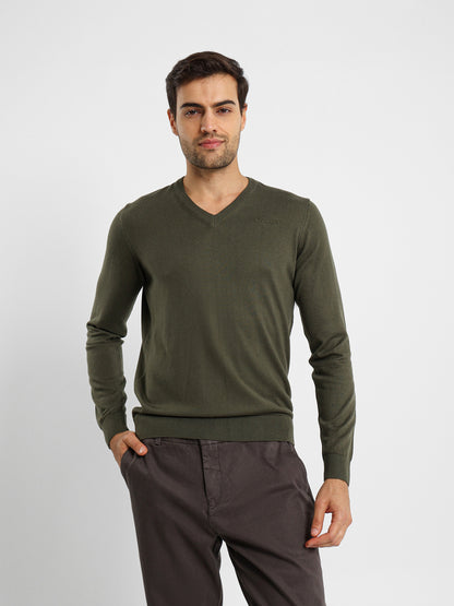 Basic V-Neck Pullover