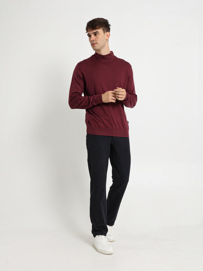 Basic Mock Neck Pullover