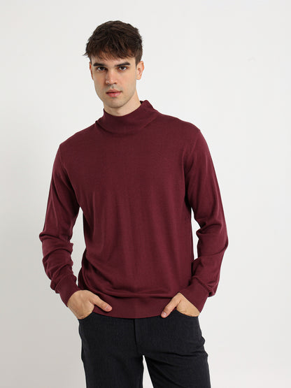 Basic Mock Neck Pullover