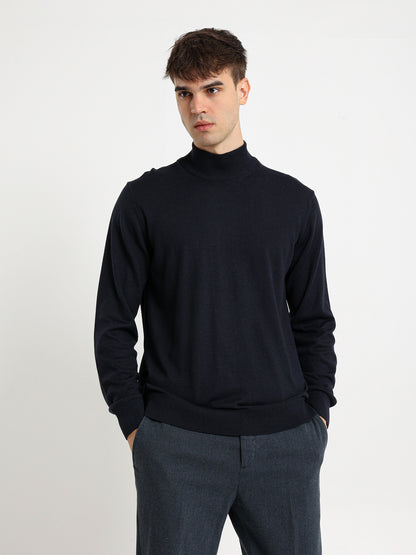Basic Mock Neck Pullover