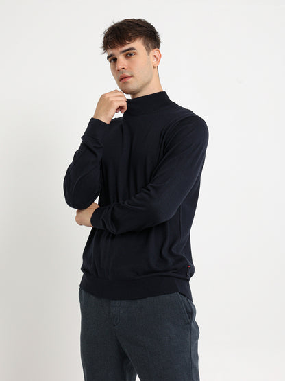 Basic Mock Neck Pullover