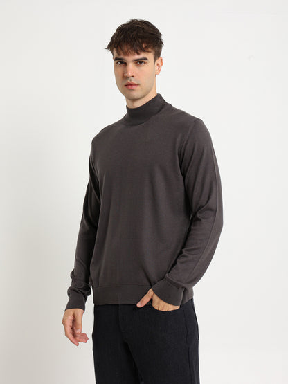 Basic Mock Neck Pullover