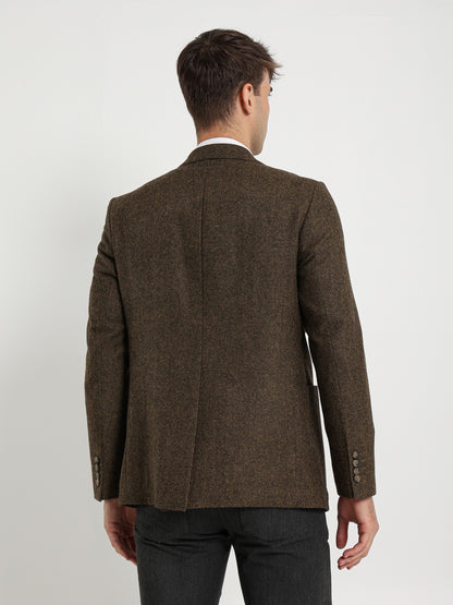 Half Lining Flap Pockets Blazer