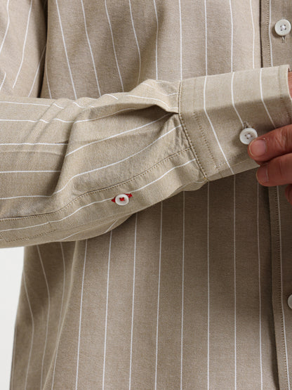 Striped Kent Collar Shirt