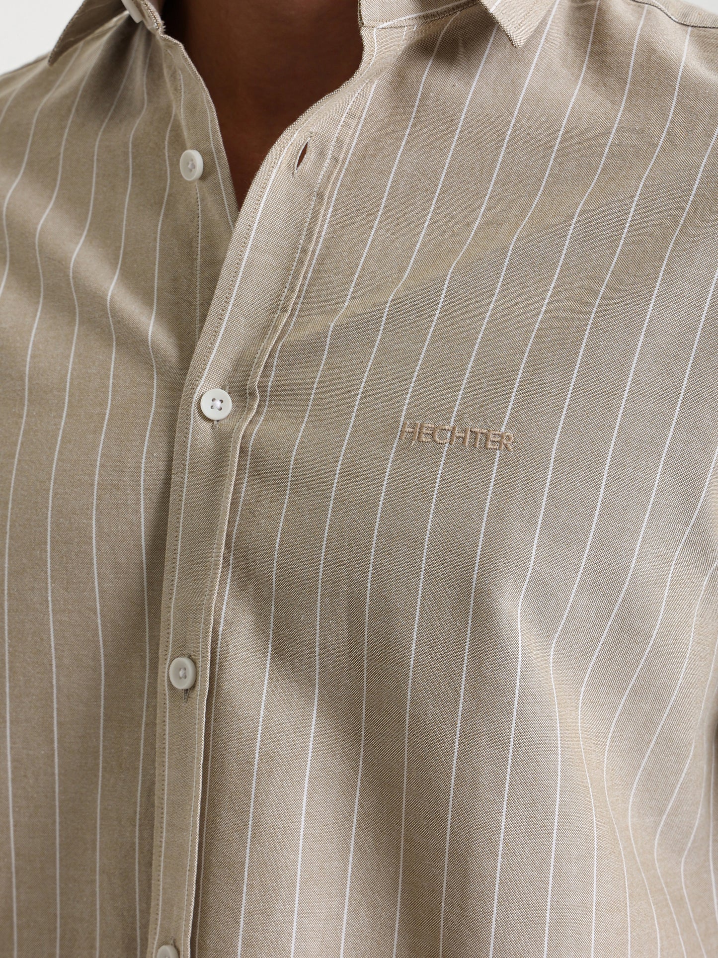 Striped Kent Collar Shirt