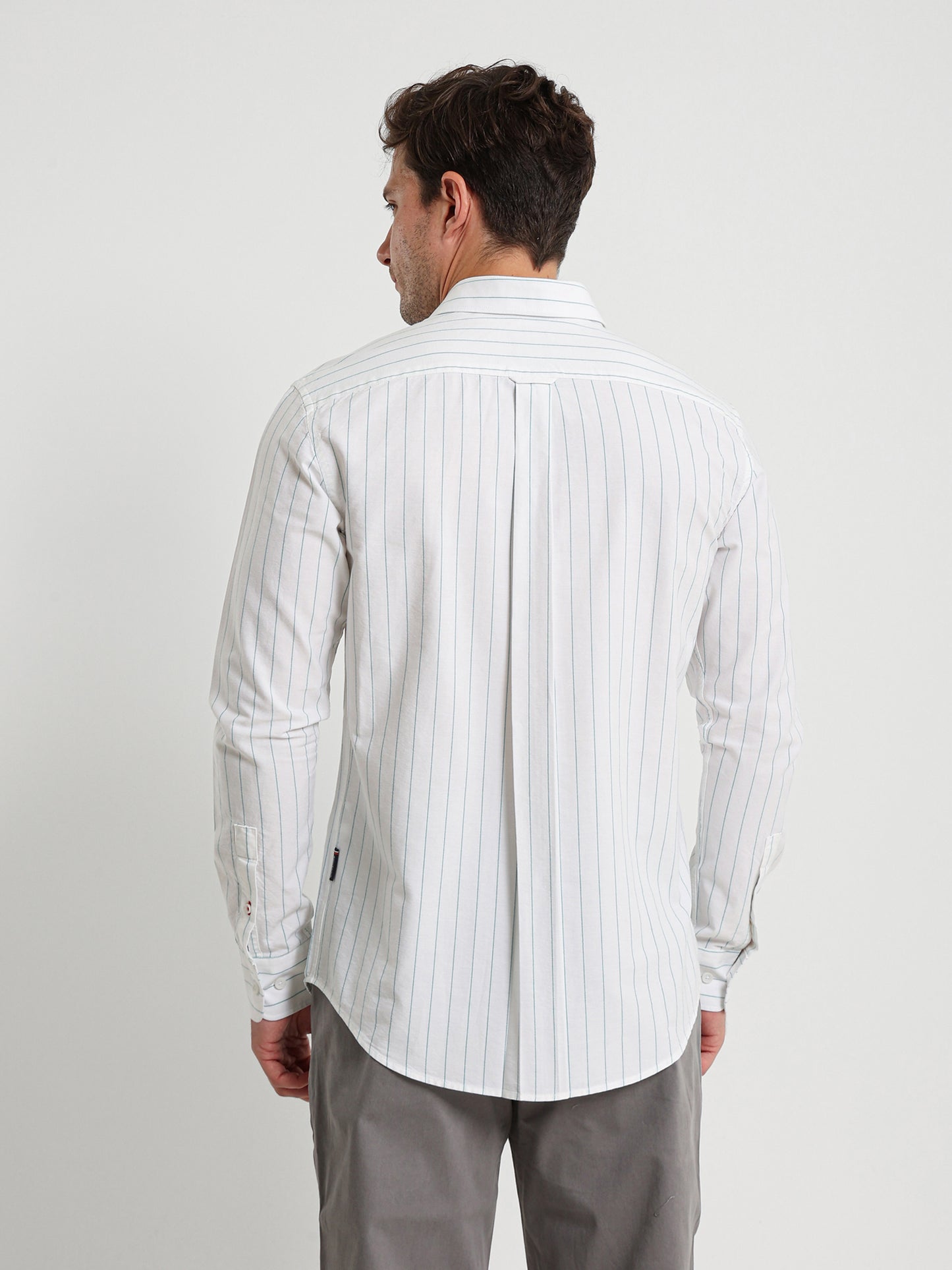 Striped Kent Collar Shirt