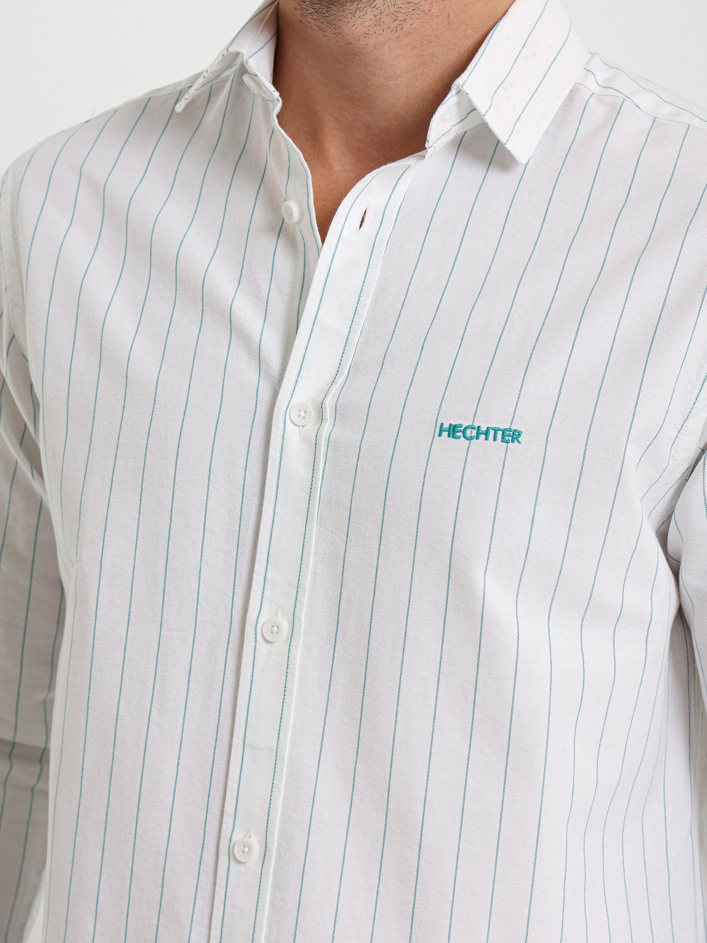 Striped Kent Collar Shirt