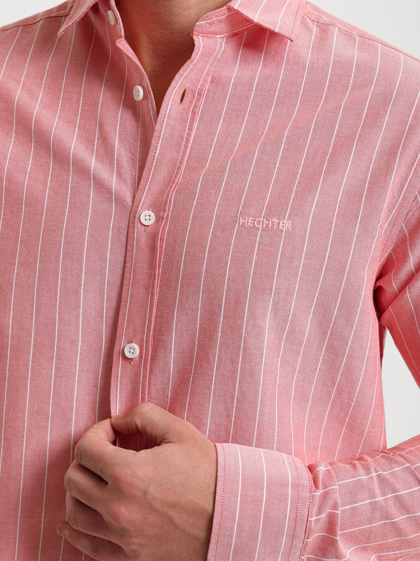 Striped Kent Collar Shirt