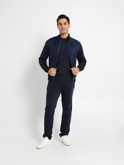 Zip-Up Closure Sweat Jacket