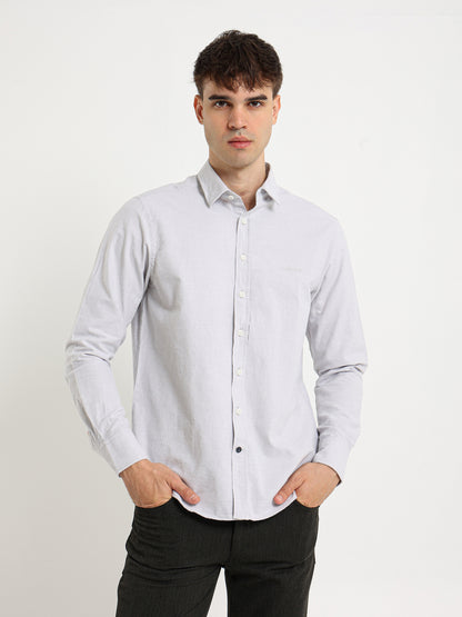 Basic American Oxford Long Sleeve Shirt