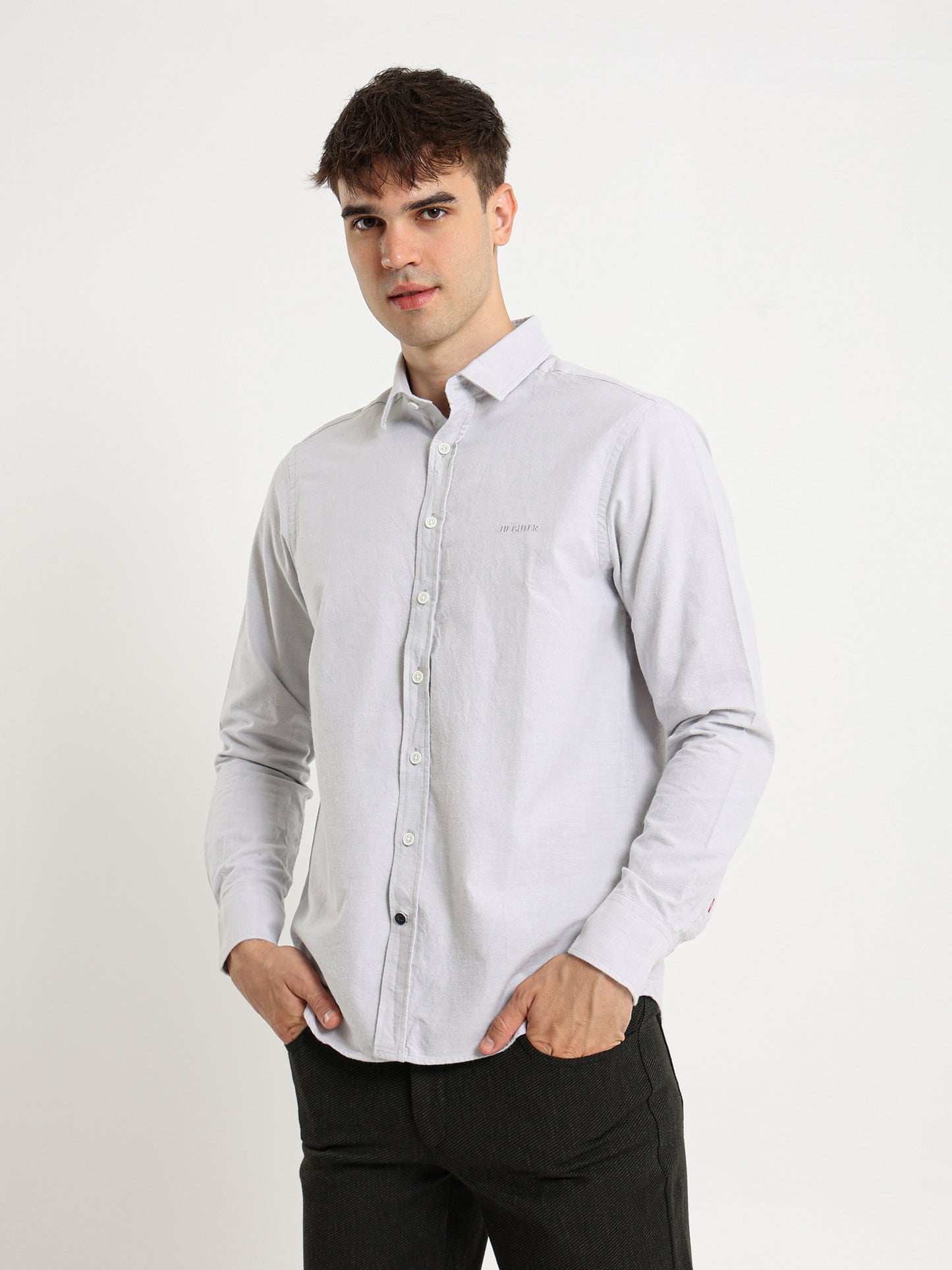 Basic American Oxford Long Sleeve Shirt