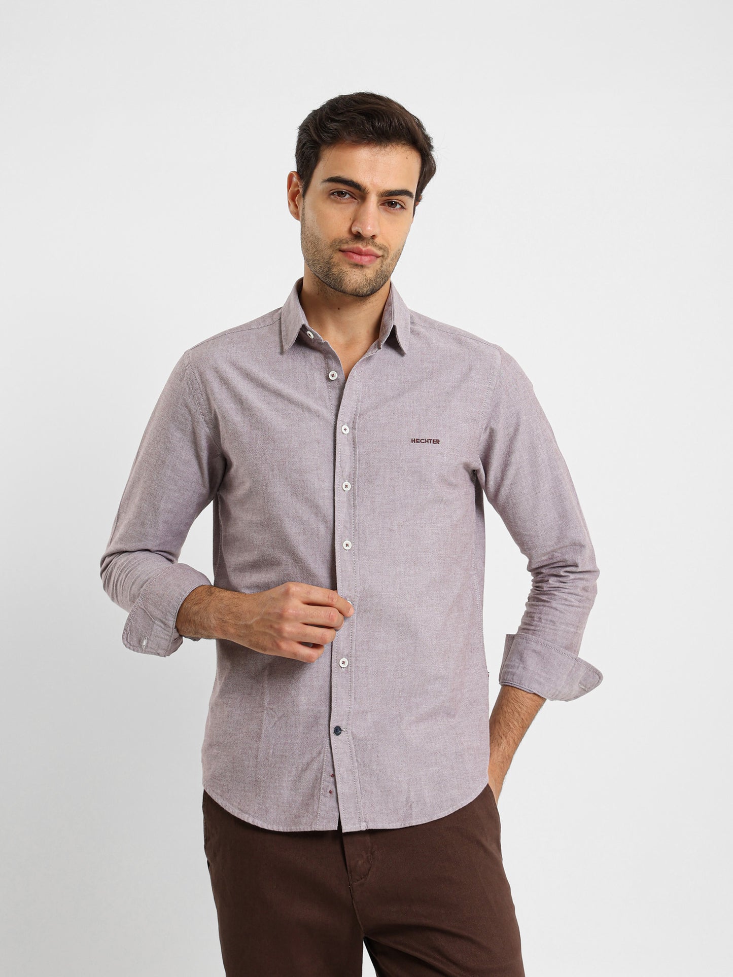 Basic American Oxford Long Sleeve Shirt