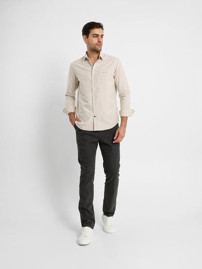 Basic American Oxford Long Sleeve Shirt