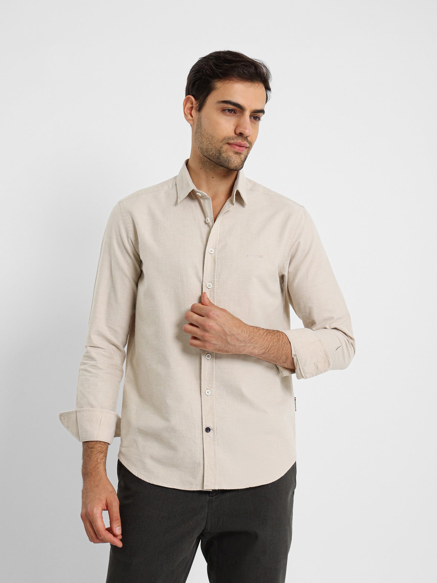 Basic American Oxford Long Sleeve Shirt