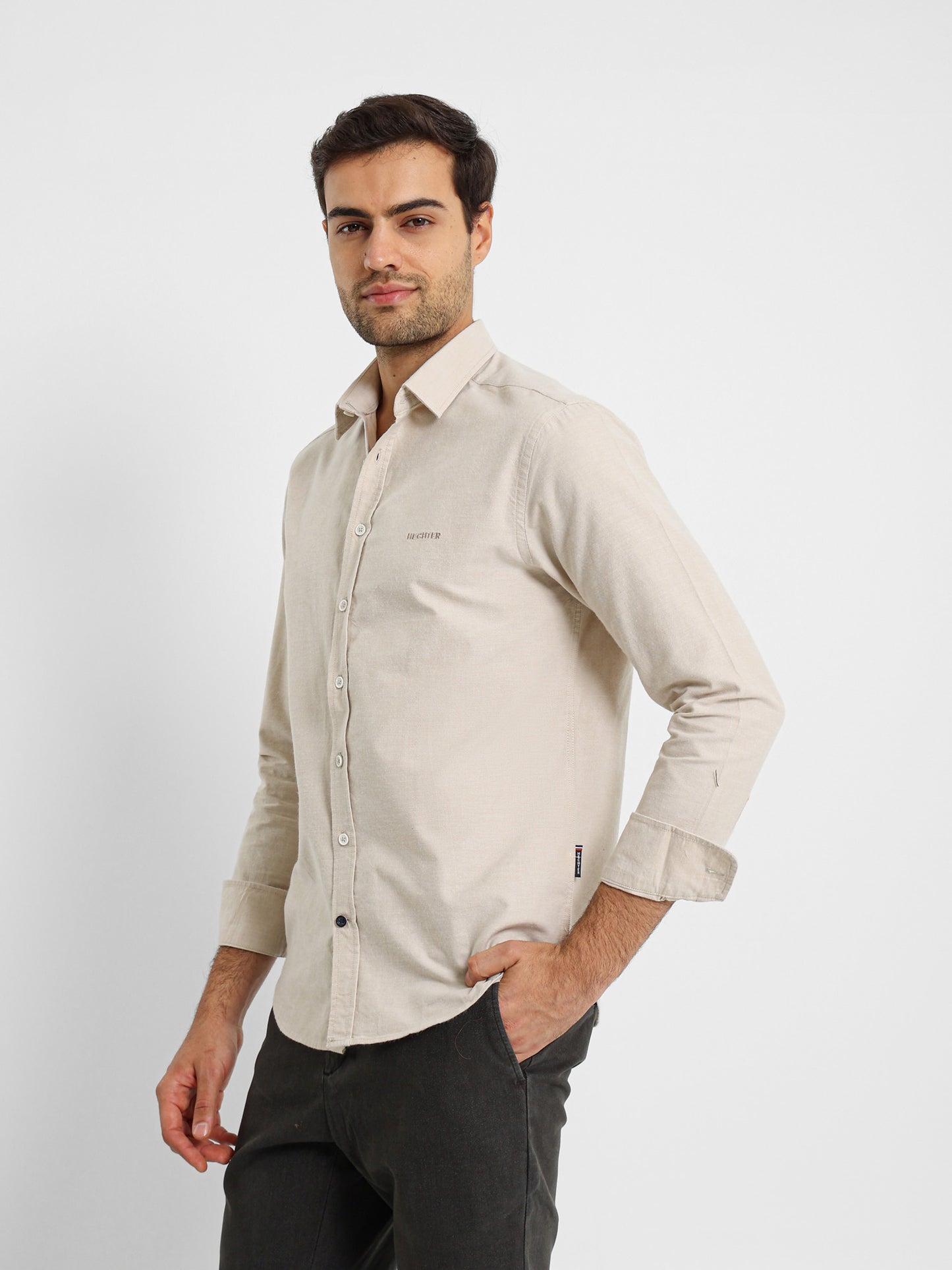 Basic American Oxford Long Sleeve Shirt